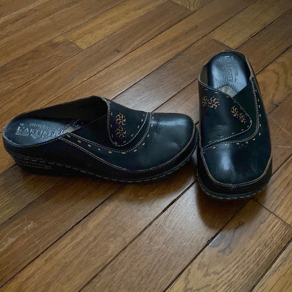L'Artiste 38 Mule Spring Step Shoes